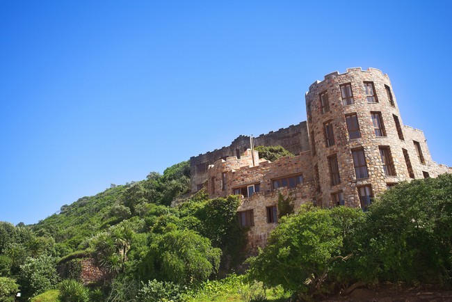 Ancien chateau, plage de Noetzie, Afrique du Sud