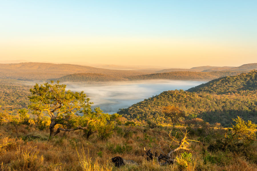 Foggy valley