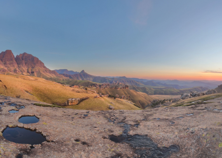 drakensberg-vue-panoramique-coucher-soleil