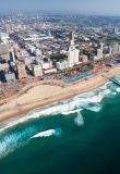Durban-plage-cote-balneaire-gratte-ciel