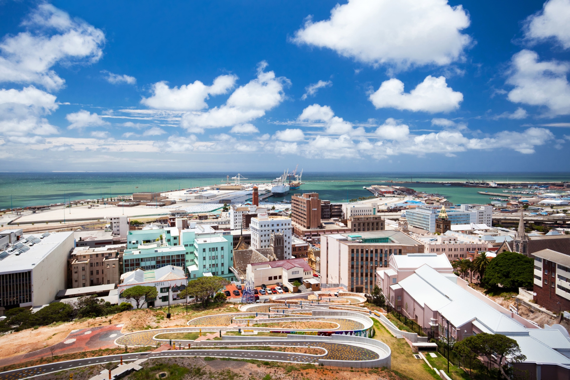 Port-Elizabeth-ville-plage